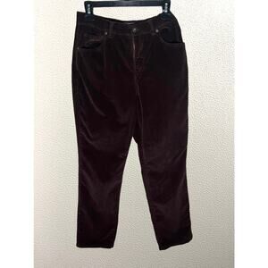 Gloria Vanderbilt Amanda Brown Pants Size  10